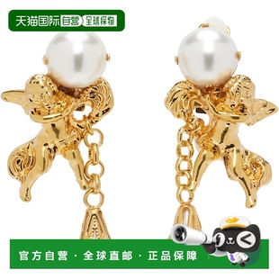 Agnes 女士 Baroque Brass FN1 香港直邮Balmain 夹扣耳坠 巴尔曼