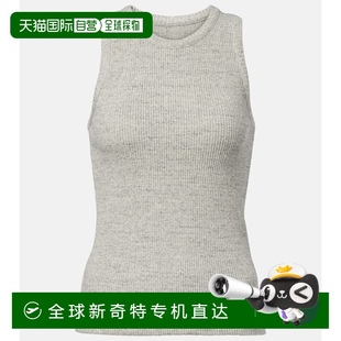 女士 1h可退 葆蝶家 香港直邮Bottega 罗纹针织棉质背心上 Veneta