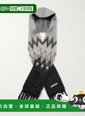 1h可退 香港直邮Acne Studios 艾克妮 女士 流蘇連帽圍巾 C80240