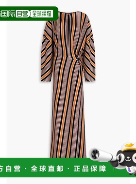香港直邮MISSONI 米索尼 女士 条纹羊毛长款连衣裙 DS24WG2QBT008