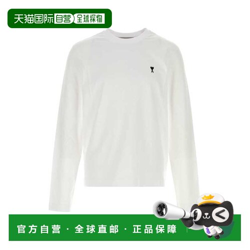 香港直邮Ami Paris 男士T恤 HTS416724101 AW2026 花色 White cot