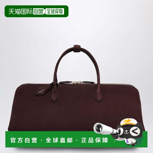 香港直邮alaia 女士 Delta 中号栗色牛巴革包包 AA1L1016CA214SUE