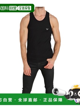 香港直邮Emporio Armani 鹰标贴片背心 1121004R503阿玛尼