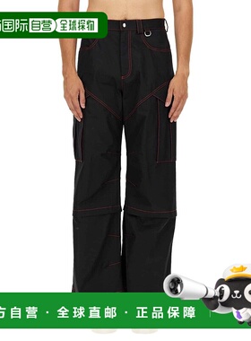 香港直邮off-white 男士 腰带环工装裤 OMCF042F24FAB001休闲裤