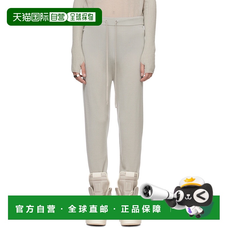 香港直邮Rick Owens 抽绳腰边卫裤休闲裤运动裤 RU01D3653WS