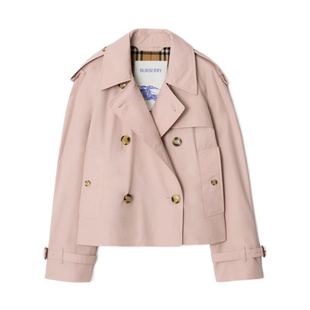 香港直邮Burberry 短款 风衣外套 81264701 Mayfair