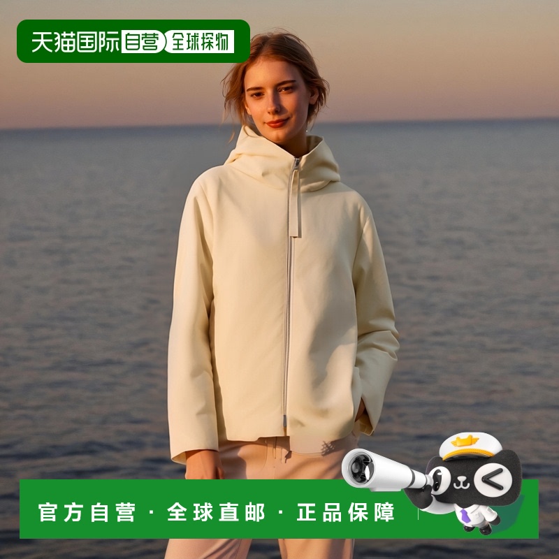 香港直邮Jil Sander 衬垫连帽羽绒服 J40AF0009-J70008 高端流行