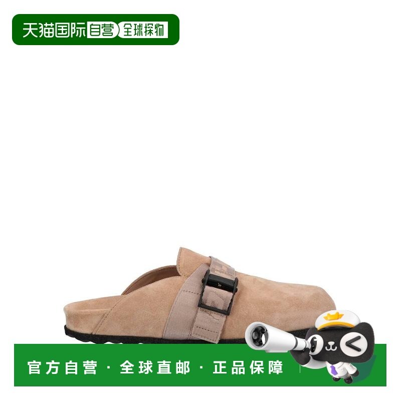 香港直邮off-white 女士 Mules 木屐 brown棕色 舒适时尚女鞋拖鞋,女鞋,穆勒鞋,淘宝优惠券,粉丝福利购,淘宝优惠卷