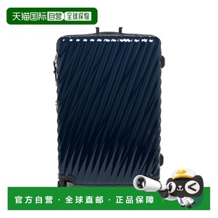 自营欧洲直邮Tumi途明 19 Degree藏青色拉链口袋行李箱男女通用