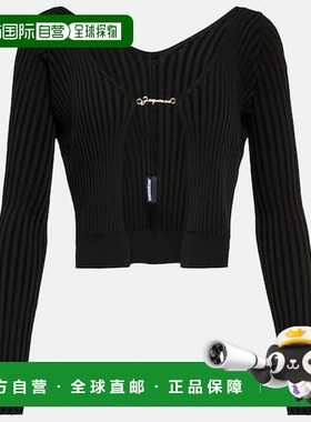 1h可退 香港直邮Jacquemus 女士 La Maille Pralù Longue 徽标针