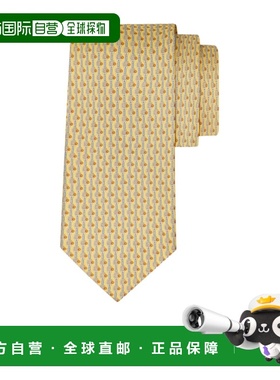 香港直邮Salvatore Ferragamo 丝质印花领带 351329菲拉格慕