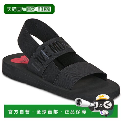 欧洲直邮Love Moschino  女鞋 凉鞋 春夏 黑色 SOFT SANDAL-JA160
