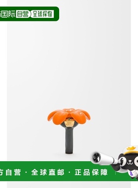 自营1h可退 欧洲直邮LOEWE/罗意威 女士金色/橙色纯银/珐琅吊坠