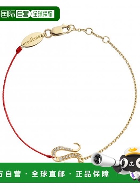 欧洲直邮Redline 巴黎小红绳 Sneaky Pave 蛇年生肖款女士手链