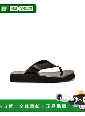 1h可退 香港直邮The Row 女士 Ginza 凉鞋 F1159L52 black黑色 舒