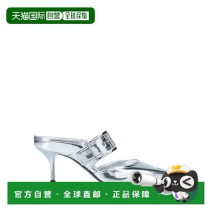 香港直邮mcqueen 亚历山大 麦昆 女士 Mules 木屐高跟鞋单鞋