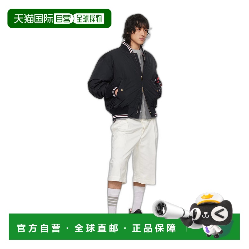 香港直邮Thom Browne 4-Bar 拉链羽绒服 MJD103Y07259高端流行休