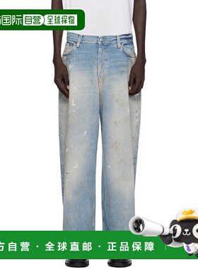 1h可退 香港直邮Acne Studios 艾克妮 男士 蓝色 2023 U 牛仔裤 C