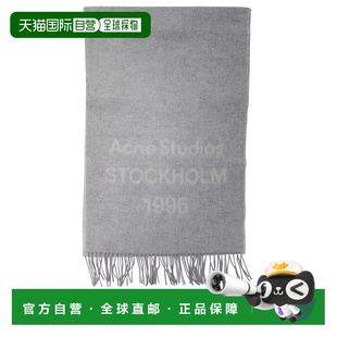 1h可退 香港直邮Acne Studios 艾克妮 男士 徽标羊毛围巾 CA0367