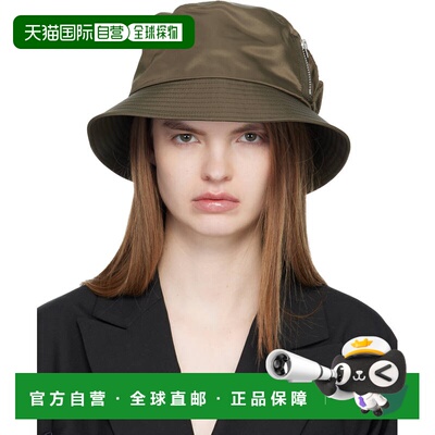 1h可退 香港直邮Sacai 女士 卡其色 Single Brim Pocket 渔夫帽 2
