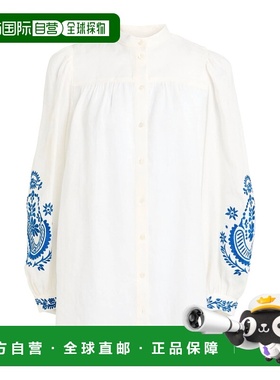 香港直邮Weekend Max Mara 女士 亚麻衬衫 white白色 舒适时尚