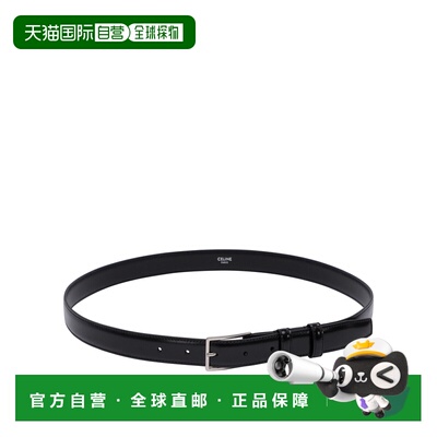 香港直邮CELINE 男士腰带 45BMH3A0138SI SS2026 黑色 Belts皮带