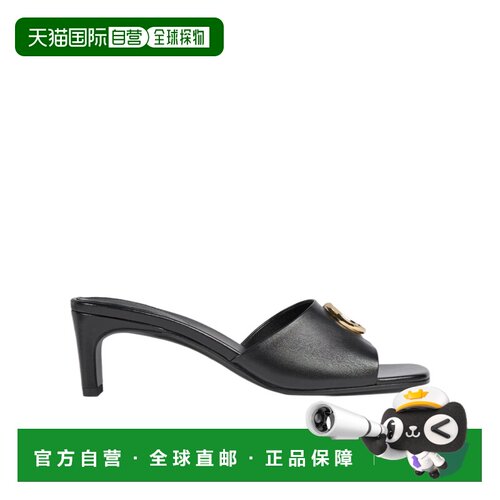 Gucci 双G高跟凉鞋 871480BKO00高跟鞋单鞋