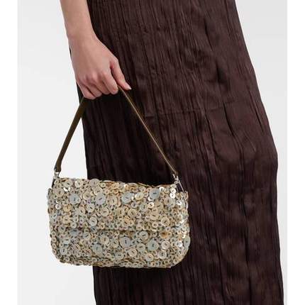 香港直邮Staud 女士 Timmy button-embellished 肩包