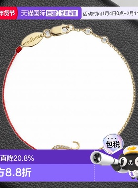 欧洲直邮Redline巴黎小红绳Sneaky Pave 蛇年生肖款手链新年礼物