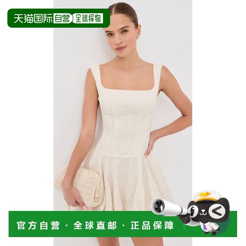 香港直邮Simkhai 女士 Nattie Bubble 迷你连衣裙吊带