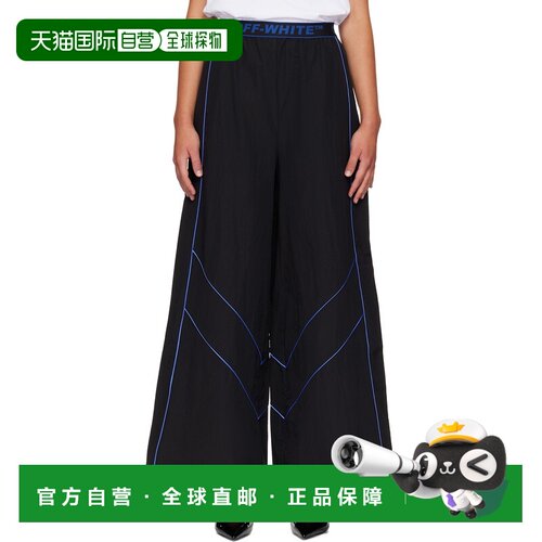 香港直邮off-white 女士 黑色 Logoband 长裤 2FH00609BW013Black