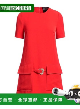 香港直邮versace 范思哲 女士 短款连衣裙 red红色 舒适时尚