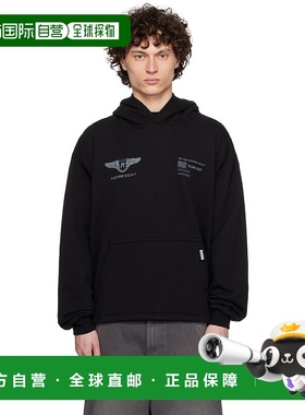 1h可退 香港直邮Represent 男士 黑色 Team Split 连帽衫 MLM4105