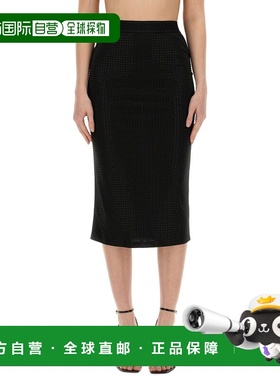 1h可退 香港直邮versace 范思哲 女士 水晶半身裙 76HAE8B6J01248