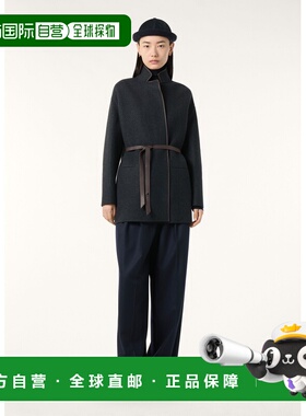 自营欧洲直邮Loro Piana 女士黑色羊绒夹克外套