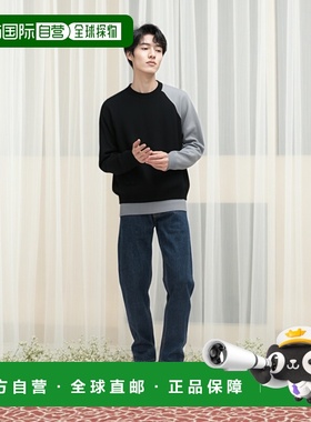 香港直邮Y-3 男士 U 徽标水手领针织衫 JX7331 black黑色 舒适时