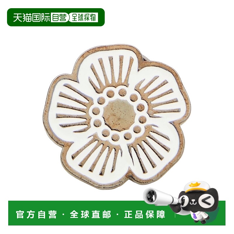 1h可退 香港直邮Coach 蔻驰 女士 胸针 white白色 舒适时尚