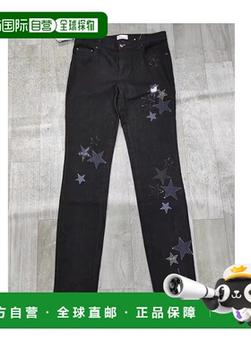 【99新未使用】香港直邮Valentino 直筒牛仔裤 NR3DE01C BD0 BLAC