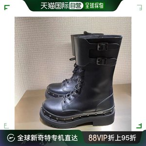 香港直邮DIORChristian Dior 黑色铆钉马丁靴 KCI778 VEA 900