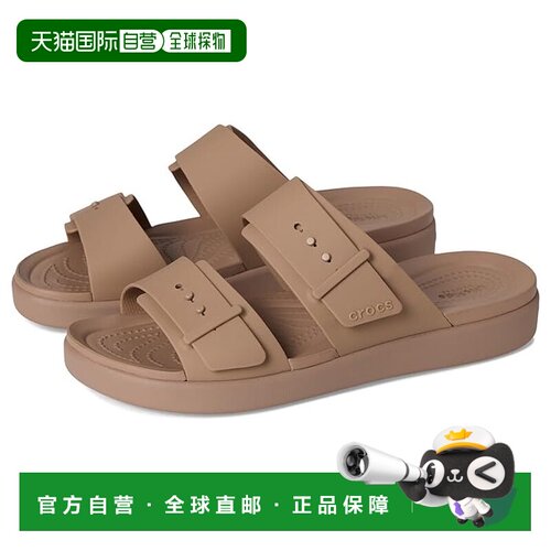 香港直邮Crocs 卡骆驰 女士 Brooklyn 搭扣低帮凉【付后1h可退】