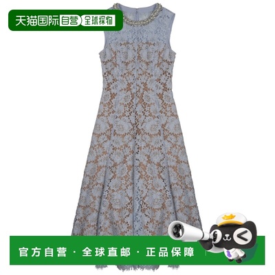 1h可退 香港直邮Self-Portrait 女士 蕾丝中长连衣裙 SS25158MBLB