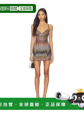 1h可退 香港直邮MISSONI 米索尼 女士 无袖短款连衣裙 DS26SG1X