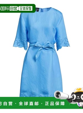 1h可退 香港直邮moschino 女士 夏装连衣裙 blue蓝色 舒适时尚