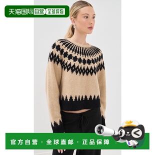 1h可退 香港直邮NILI LOTAN 女士 Alena 羊驼毛毛衣  舒适时尚