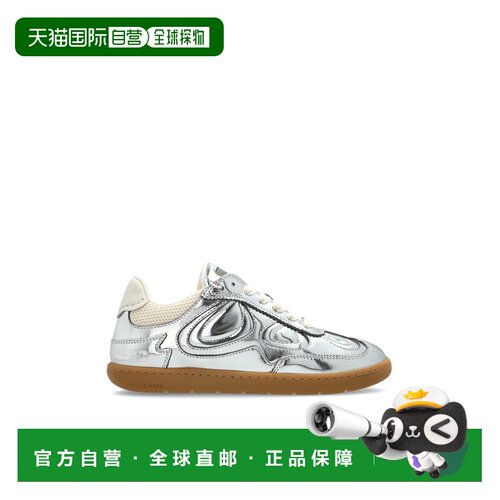 1h可退 香港直邮GANNI 女士运动鞋 S32323662018 AW2025 银色 Spo