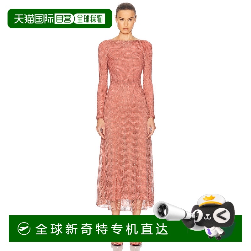 1h可退 香港直邮Alaia 女士 链条连衣裙 AA9R2630K051A 舒适时尚