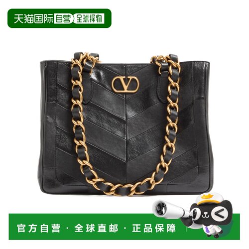 1h可退 香港直邮VALENTINO 女士手提包 WB0T13PSN0NO CO 黑色 徽