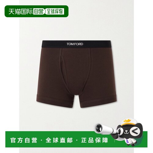 香港直邮Tom Ford 汤姆 福特 男士 弹力棉混纺针织平角内裤 T4LC3