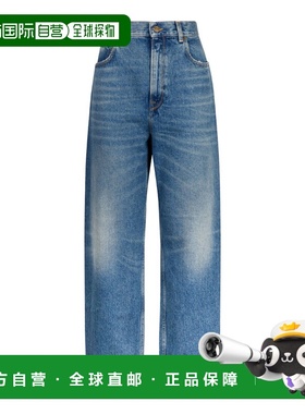 1h可退 香港直邮GOLDEN GOOSE 女士 蓝色棉质牛仔裤 GWP00844P000