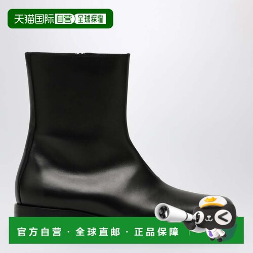 1h可退 香港直邮Our Legacy 男士 黑色皮质脚踝靴 COCBBLEBLK